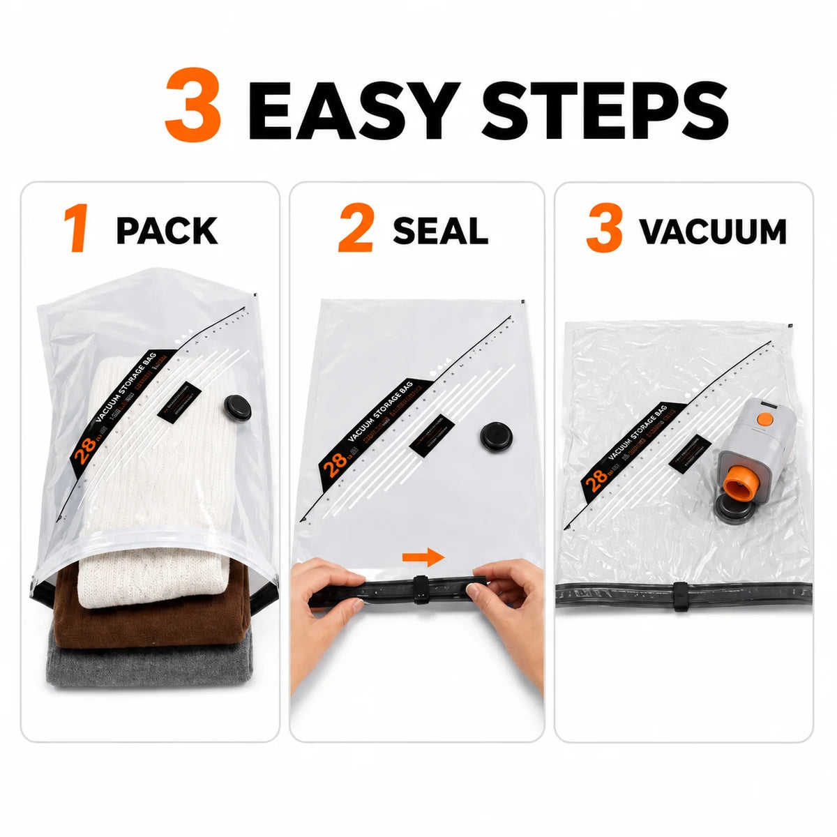 Cordless Electric Air Pump For Vacuum Storage Bags