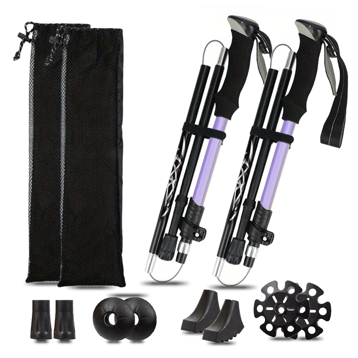 Ultralight Aluminum Alloy Trekking Pole for Hiking and Mountaineering