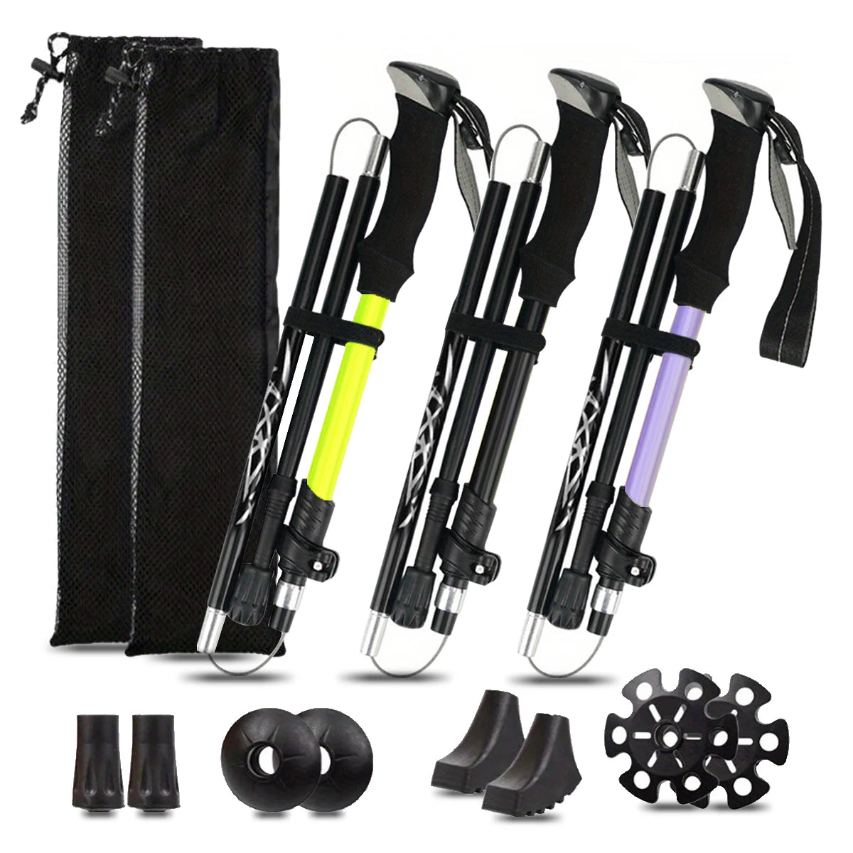 Ultralight Aluminum Alloy Trekking Pole for Hiking and Mountaineering