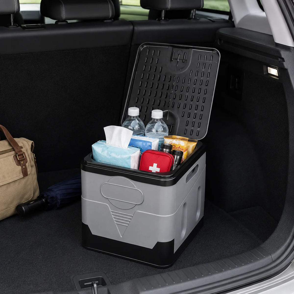 Portable Folding Car Toilet for Travel Camping and RV Use