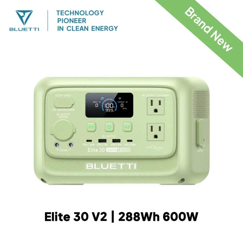 BLUETTI Elite 30 V2 Portable Power Station for Outdoor Backup