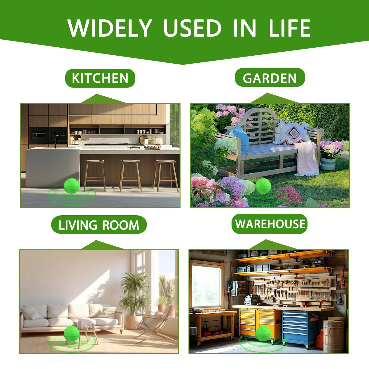 Mosquashield Natural Mosquito Repellent Balls for Indoor and Outdoor Use