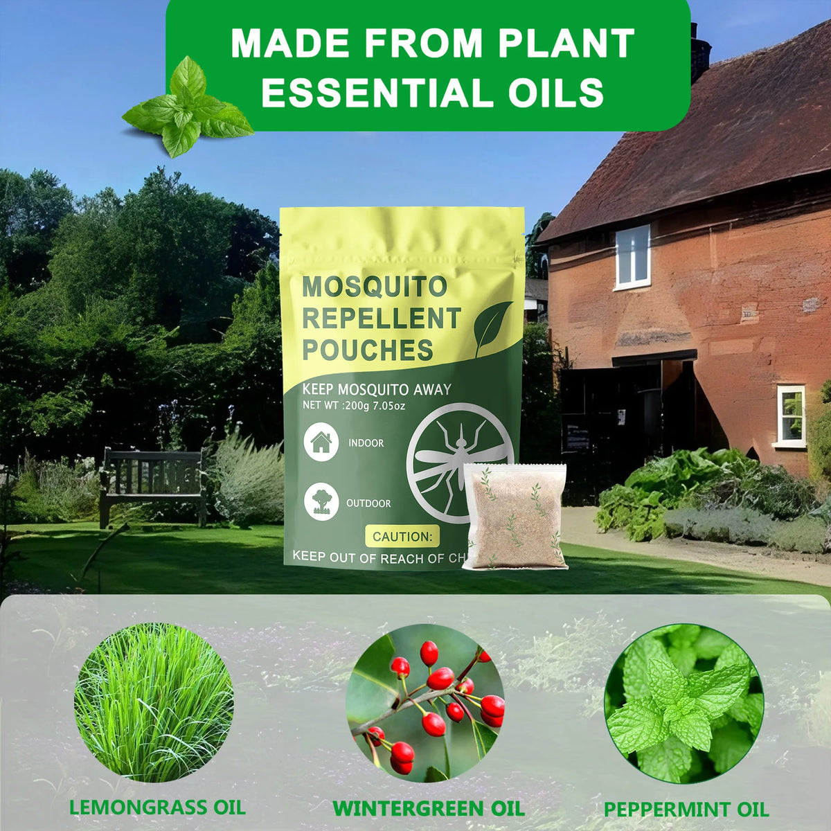 Mosquashield Natural Mosquito Repellent Sachets
