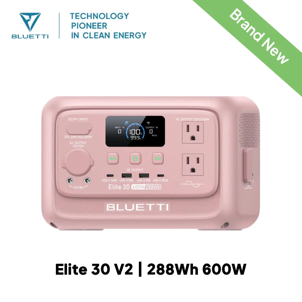 BLUETTI Elite 30 V2 Portable Power Station for Outdoor Backup