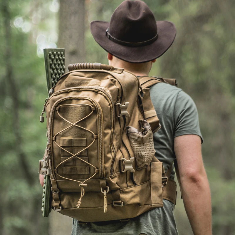 LQARMY Tactical Hiking Backpack for Camping and Travel