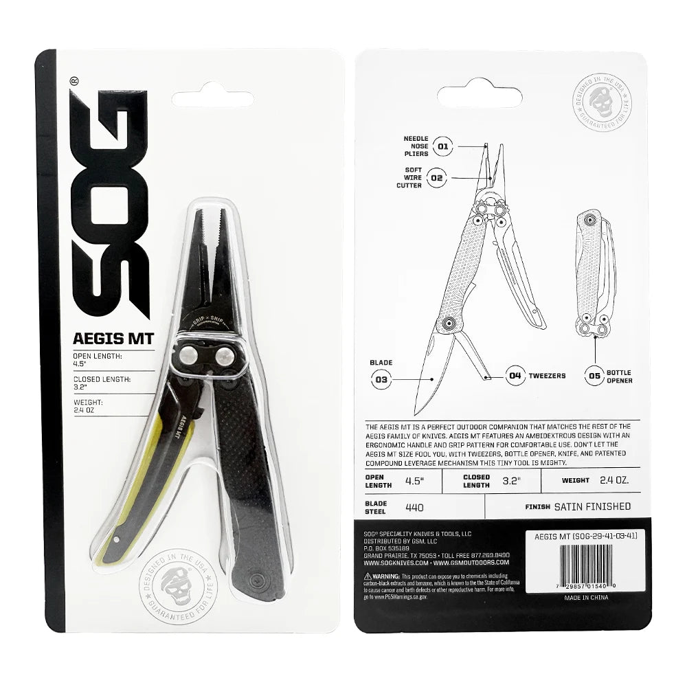 SOG Aegis Tactical Multi Tool Pliers