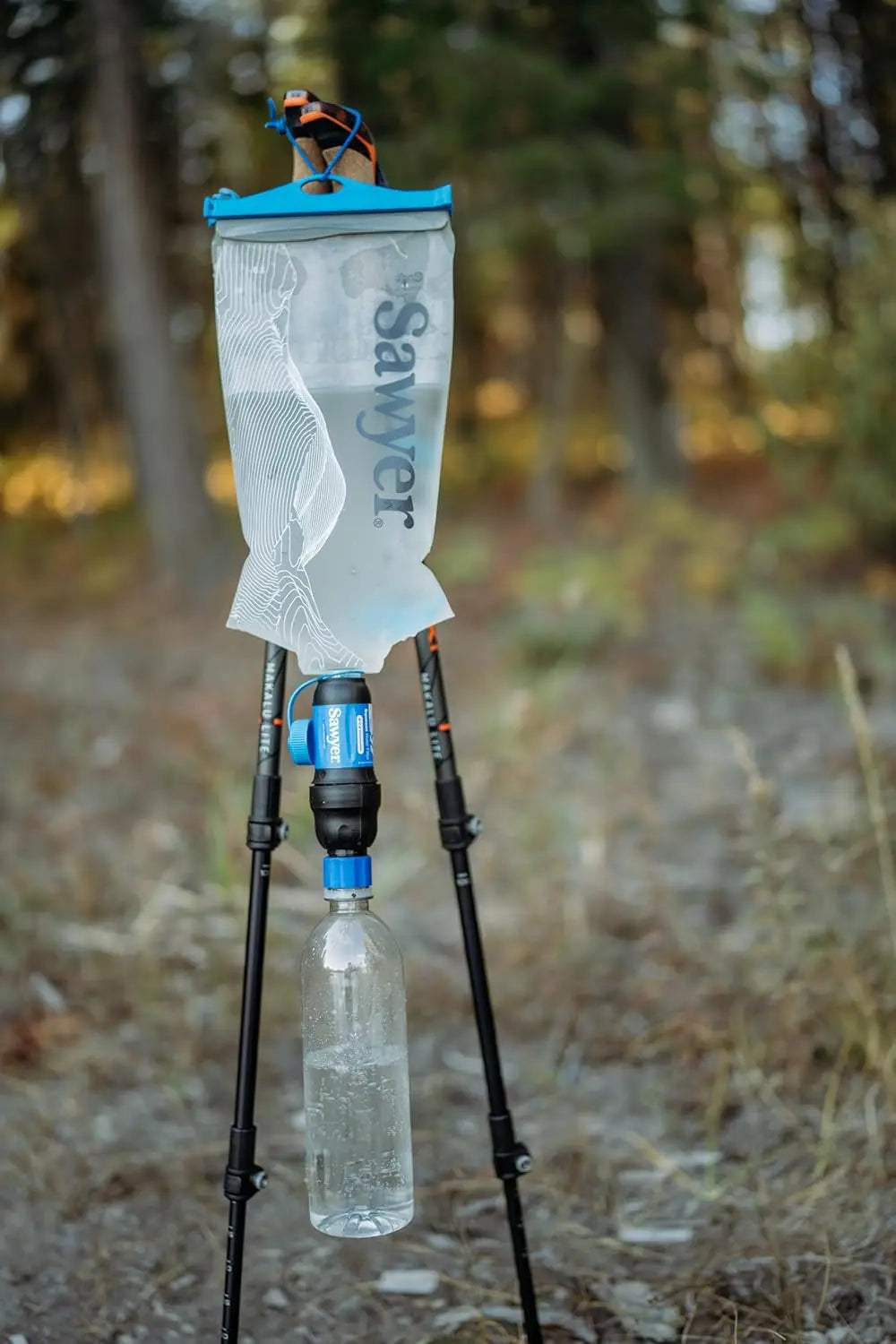 Portable Squeeze Water Filtration System for Outdoor Adventures