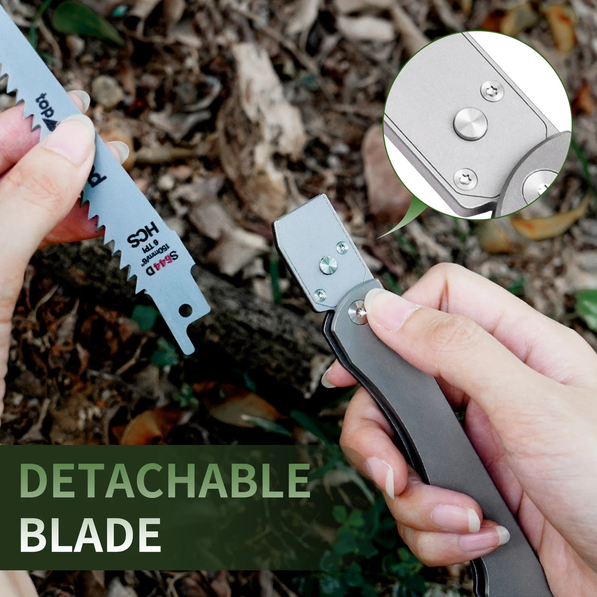 Titanium Alloy Utility Knife Saw And Outdoor Multi Tool Set