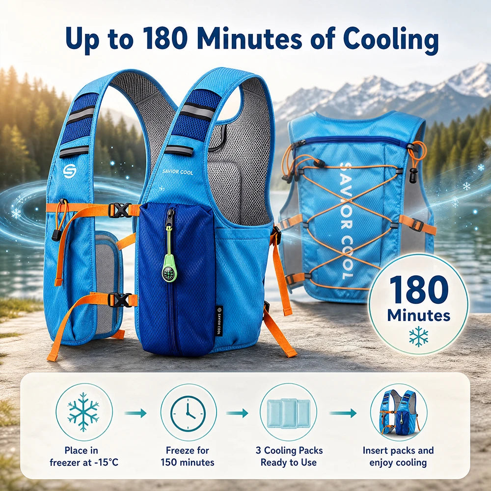 Savior Tactical Cooling Vest With Refrigeration Technology