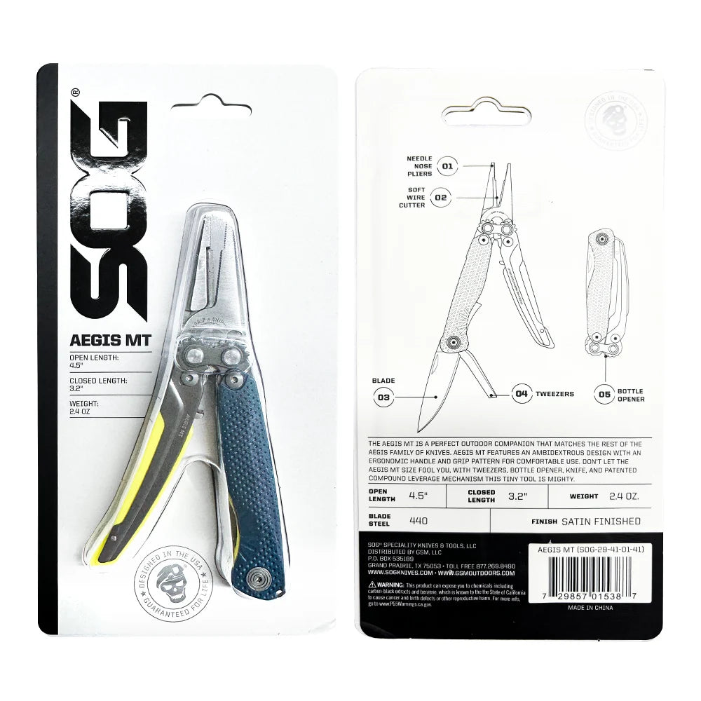 SOG Aegis Tactical Multi Tool Pliers