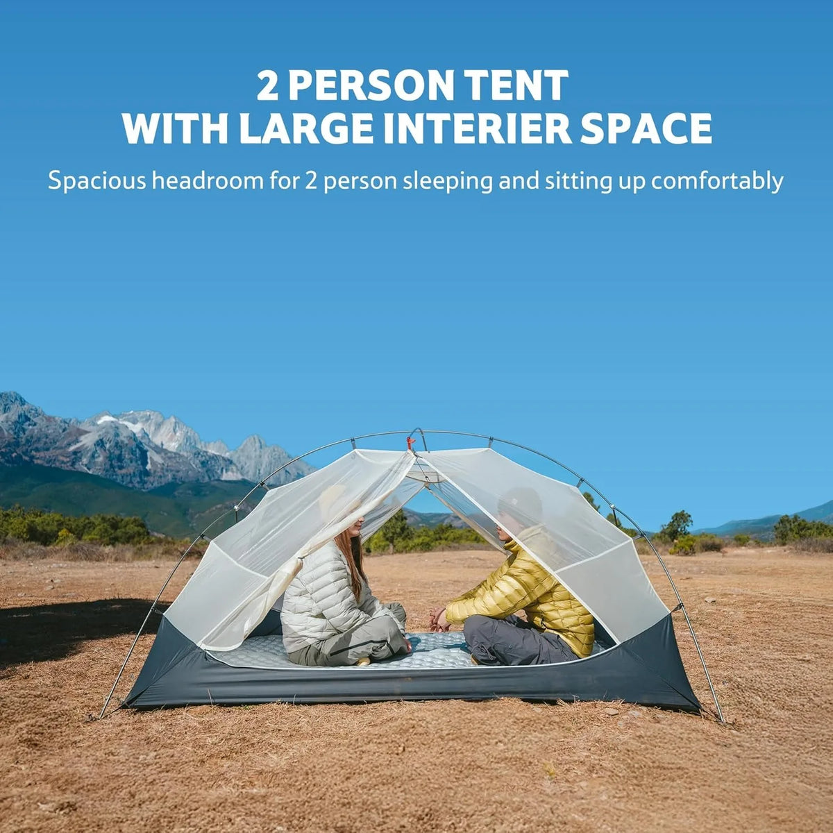 Naturehike Mongar Ultralight Backpacking Tent Waterproof Hiking Shelter