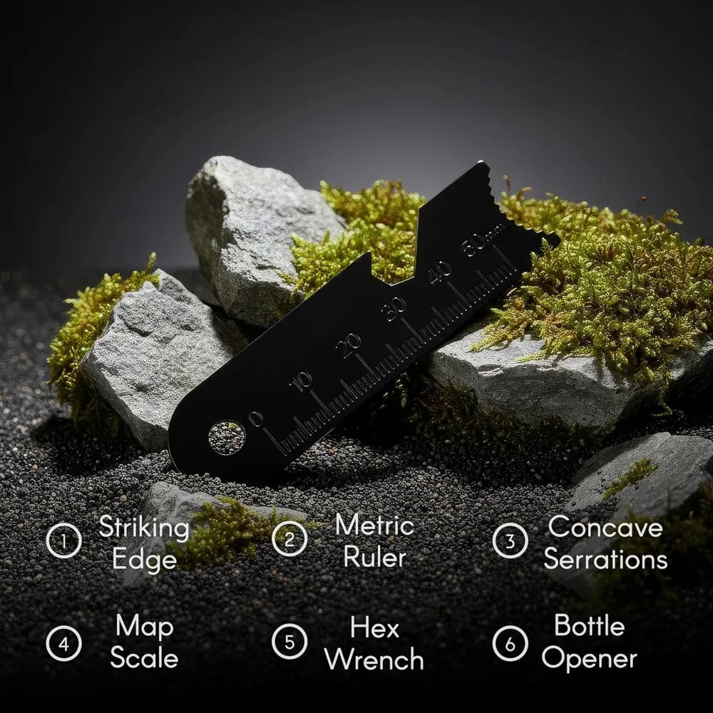 Waterproof Magnesium Fire Starter Kit for Camping and Hiking