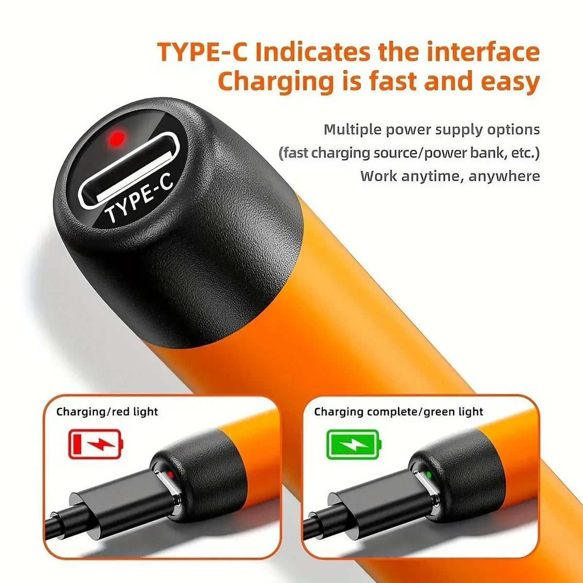 USB Rechargeable Cordless Soldering Iron With Adjustable Temperature Control