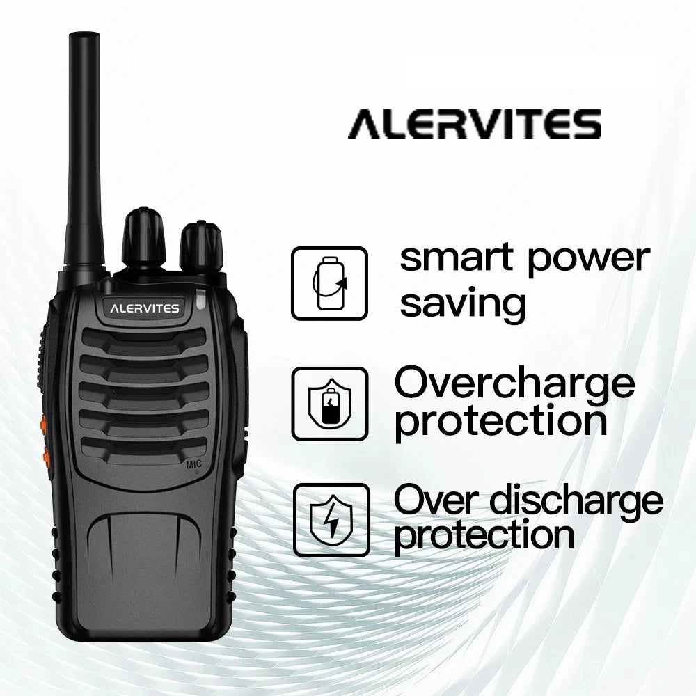 ALERVITES AT-888S Two Way Radio With Noise Reduction