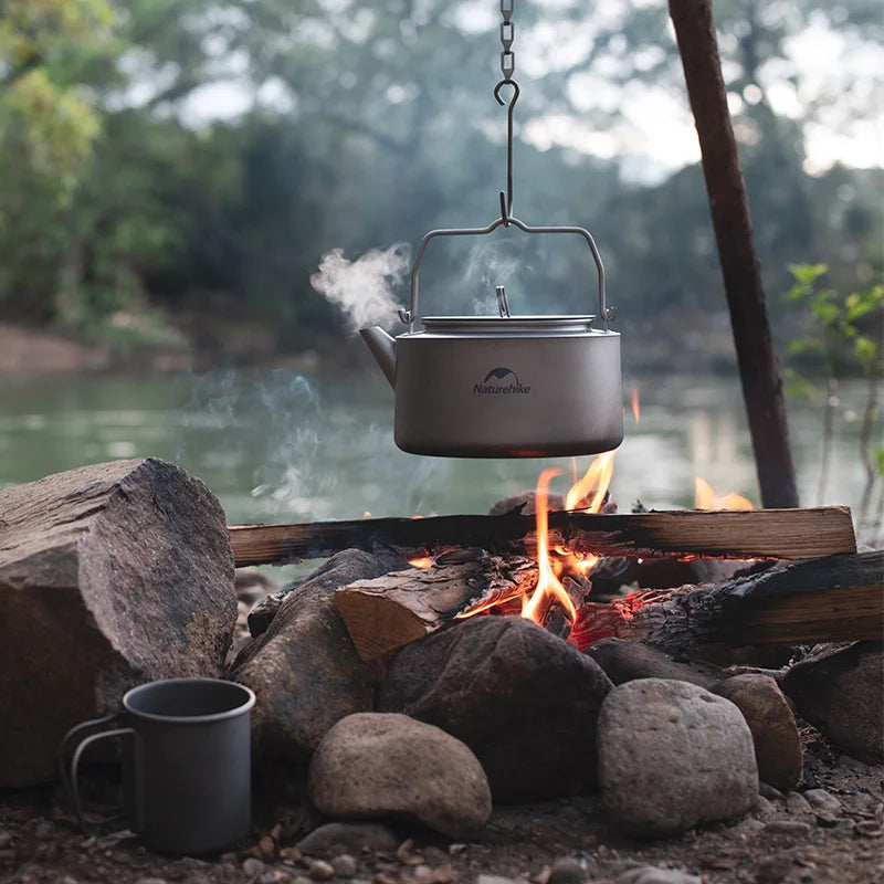 Naturehike Titanium Camping Kettle for Outdoor Cooking