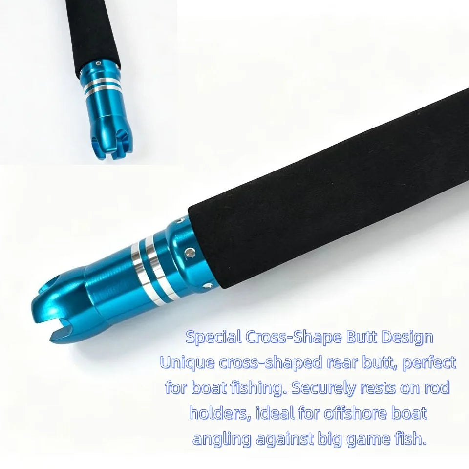AIXIYIYI Slow Jigging Saltwater Offshore Boat Fishing Rod