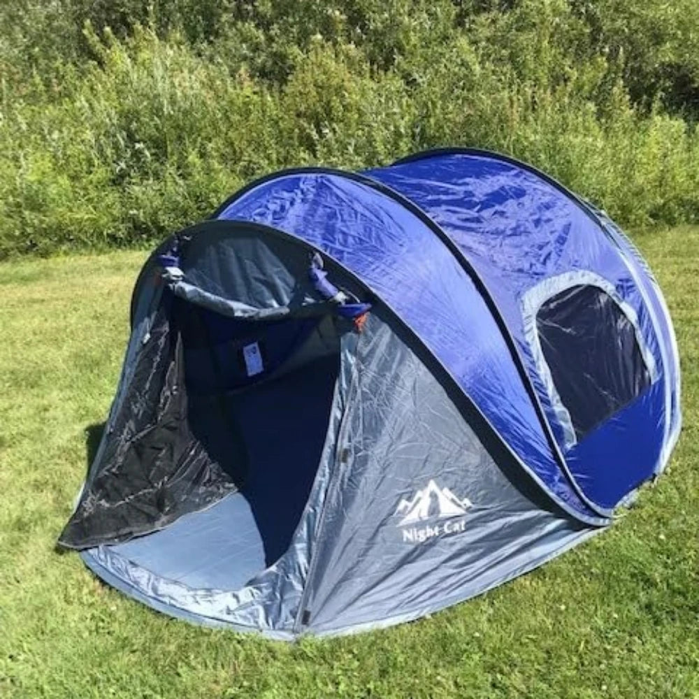 Night Cat Waterproof Pop Up Camping Tent With Easy Setup