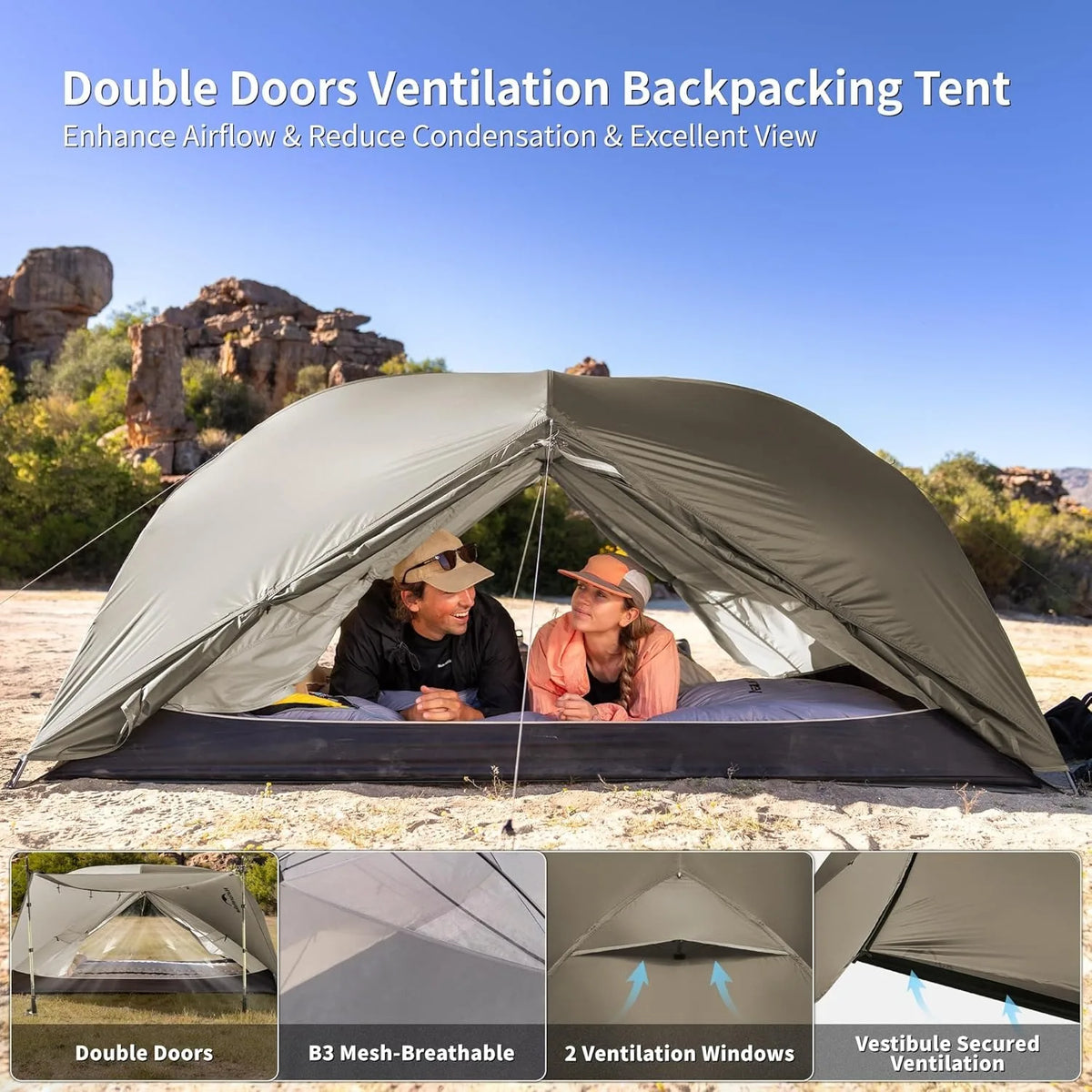 Naturehike Mongar PRO Ultralight Waterproof Camping Tent