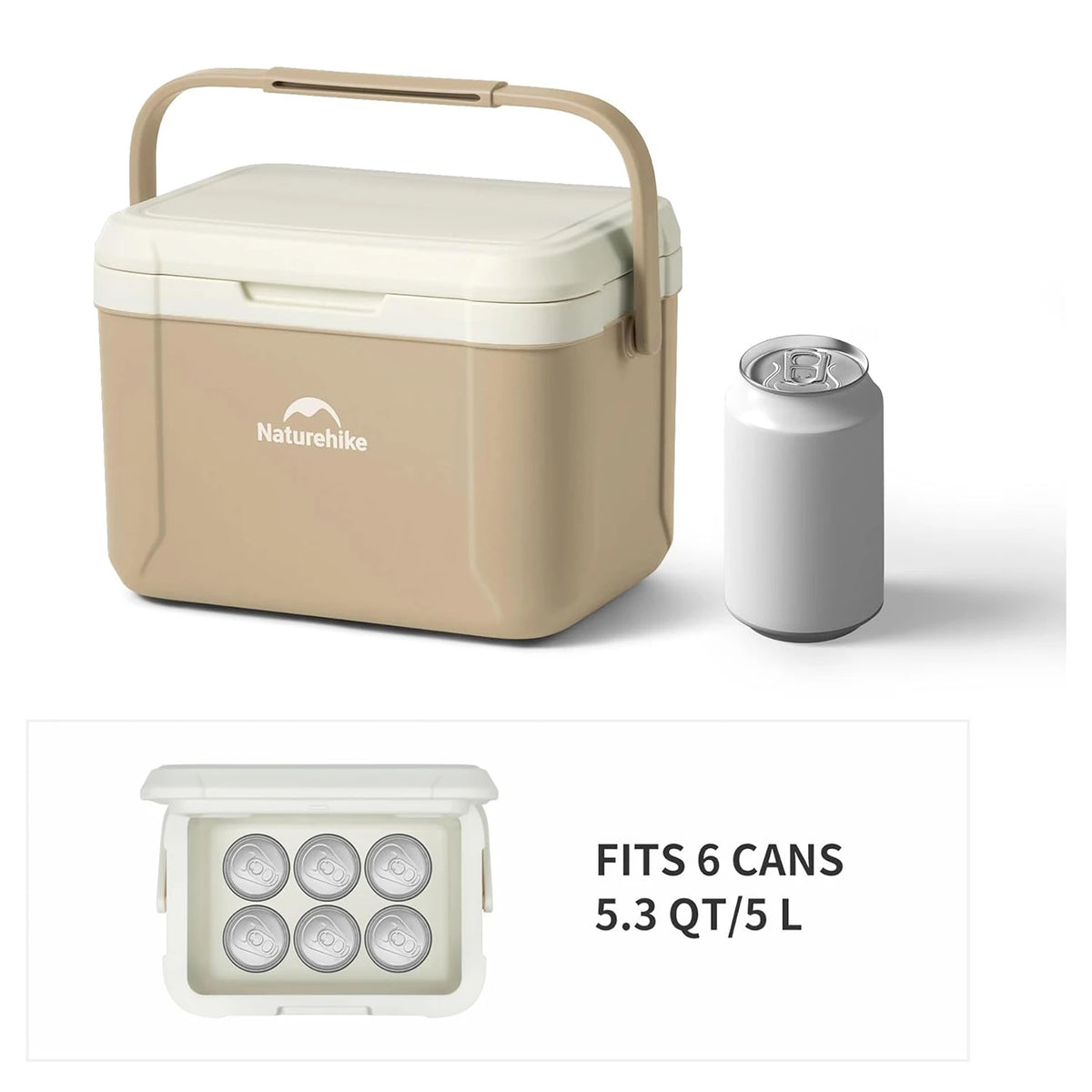 Naturehike Portable Camping Cooler Box for Outdoor Food Storage