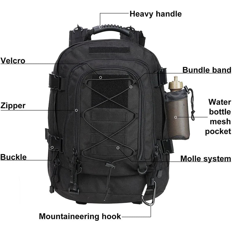 LQARMY Tactical Waterproof Backpack For Outdoor Adventures