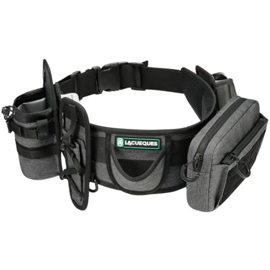 Modular Fishing Wading Belt With Rod Holder And Tackle Pouch