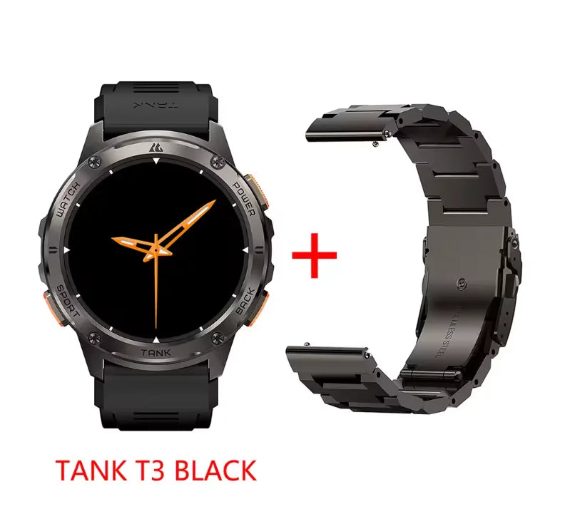KOSPET TANK T3 Smartwatch With Bluetooth Calling And Fitness Tracking