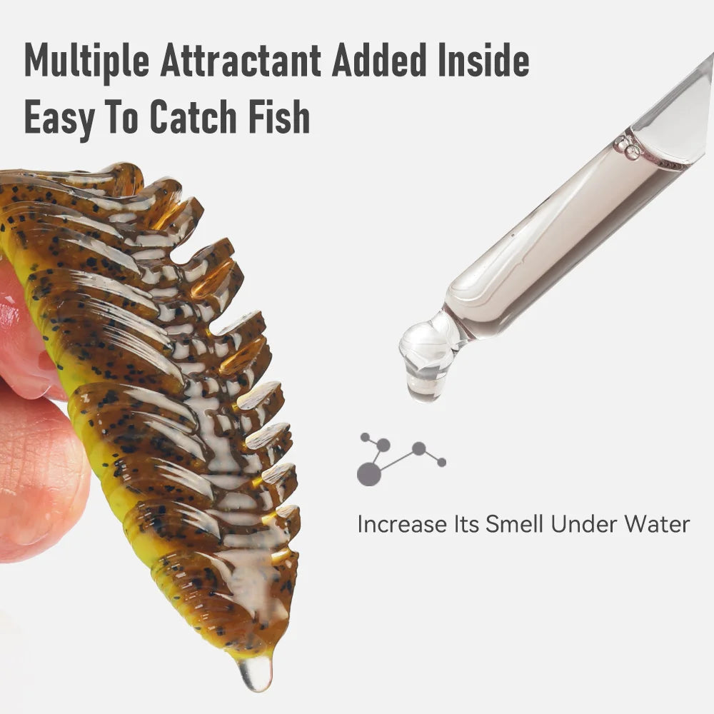 Kingdom Soft Shad Swimbait Fishing Lure for Bass and Pike