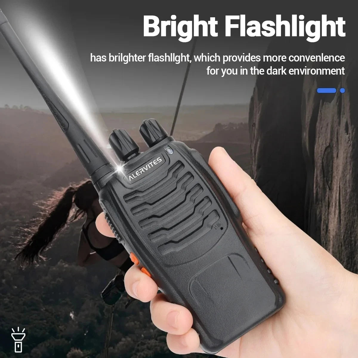 ALERVITES AT-888S Two Way Radio With Noise Reduction