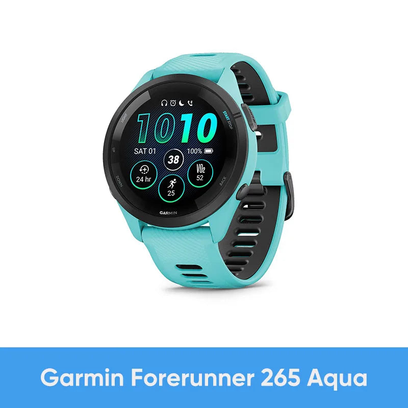 Garmin Forerunner 265 GPS Smartwatch With Heart Rate Monitor