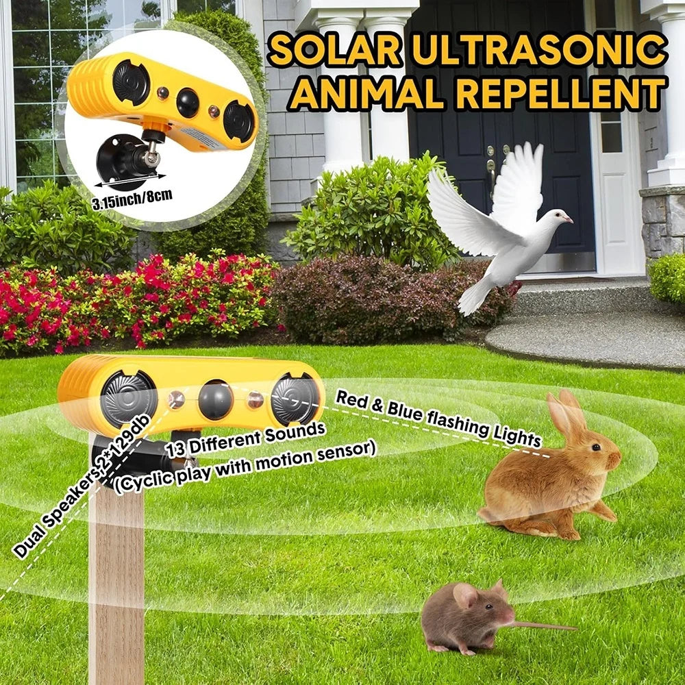 Outdoor Waterproof Solar Motion Security Alarm Detector