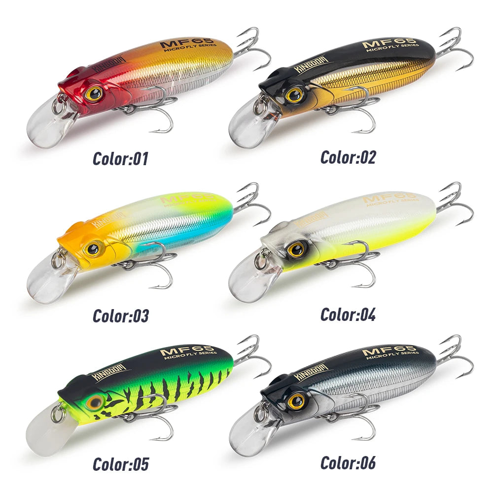 Kingdom Sinking and Floating Minnow Fishing Lures for Bass