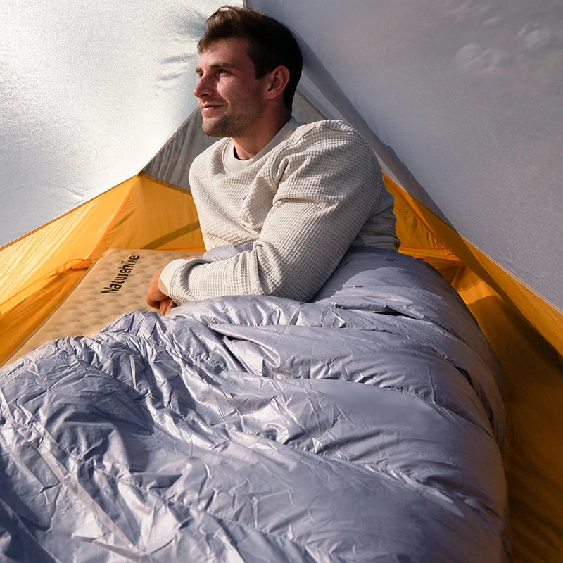 Naturehike CW700 Envelope Duck Down Sleeping Bag Camping Hiking