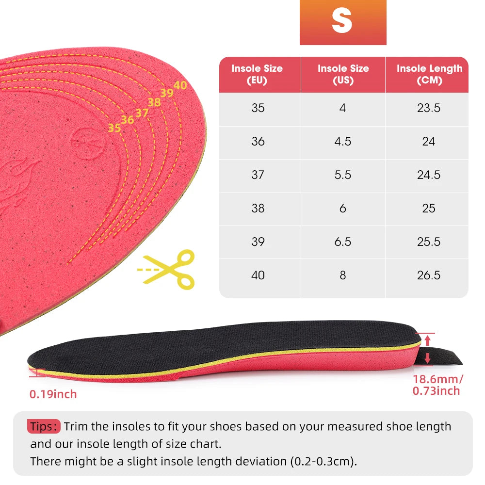 Rechargeable Heated Insoles With App Control For Outdoor Comfort
