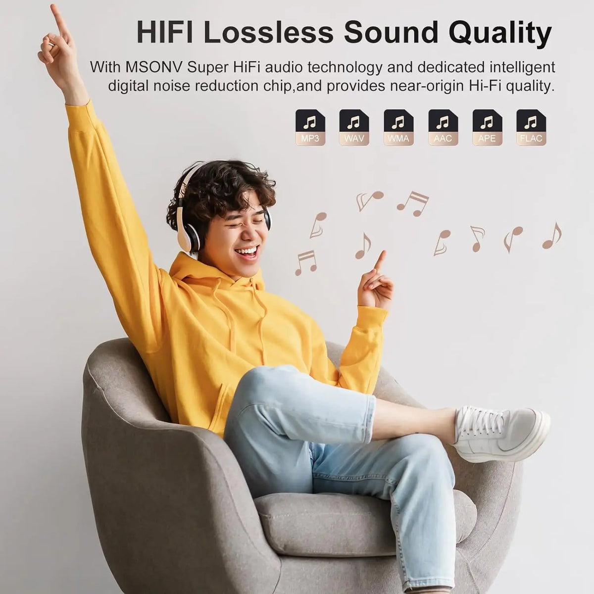MECHEN Bluetooth MP3 Player With HiFi Audio And FM Radio