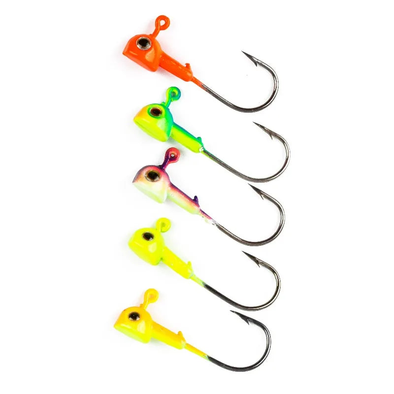 Freshwater Walleye Jig Heads for Soft Plastic Fishing