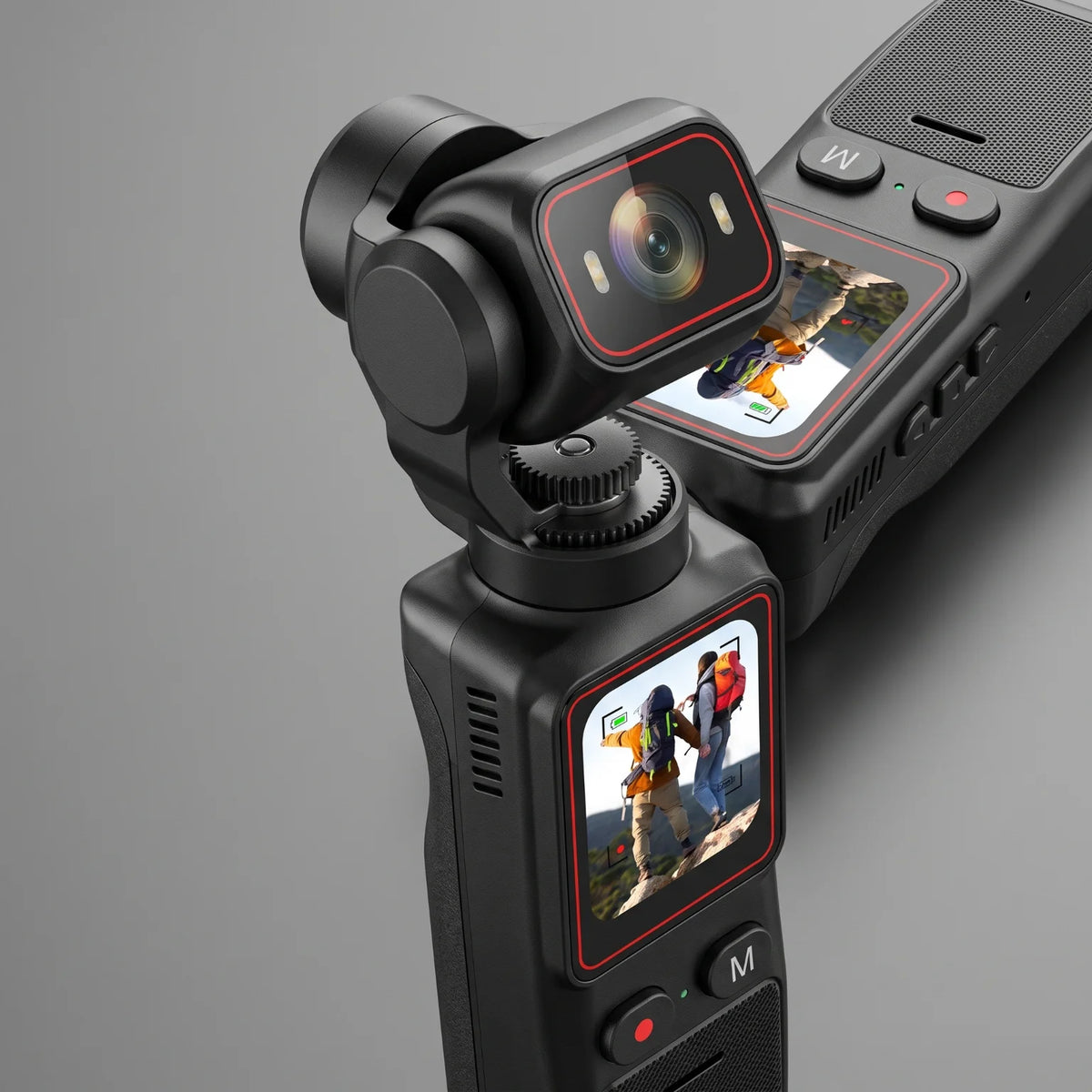 Handheld Three Axis Gimbal Camera For Vlogging And Travel