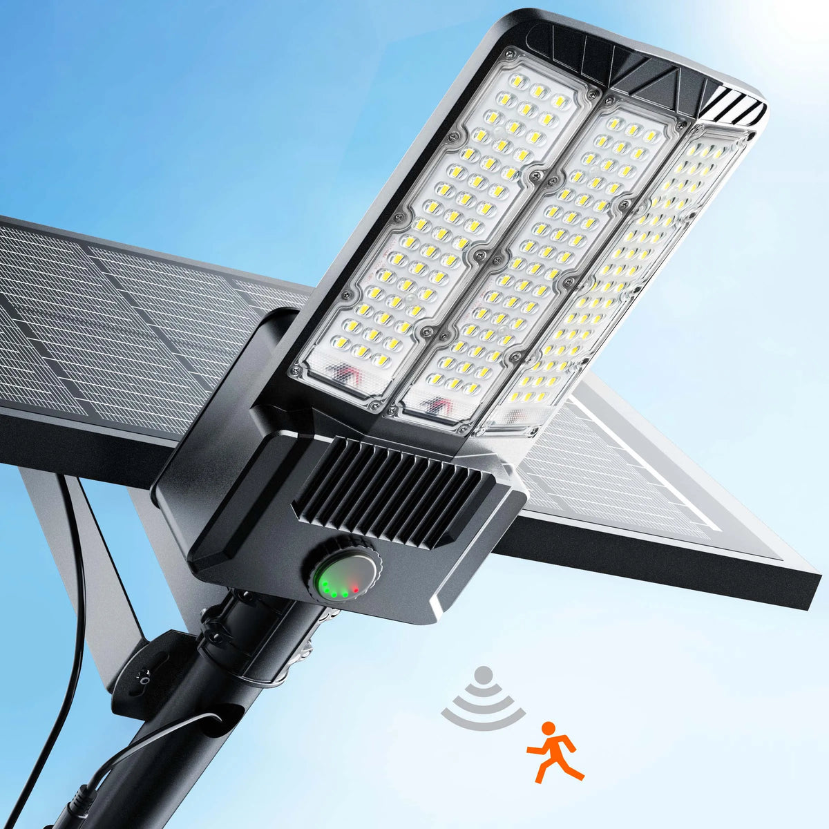 Solar Outdoor LED Parking Lot Light With Motion Sensor
