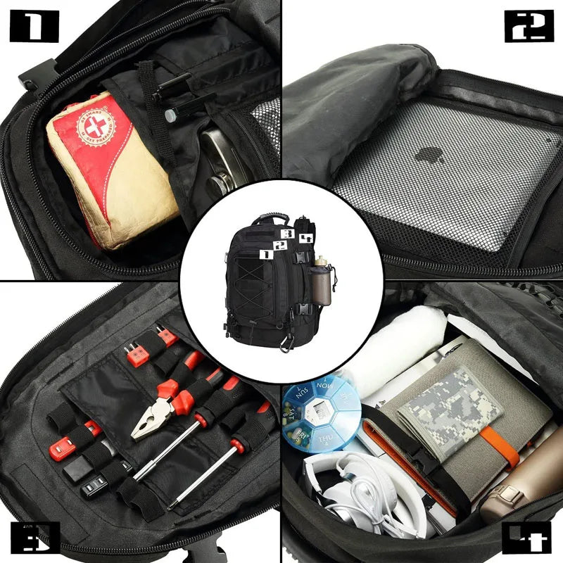 LQARMY Tactical Waterproof Backpack For Outdoor Adventures