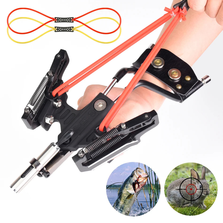 Powerful Laser Slingshot for Outdoor Target Practice