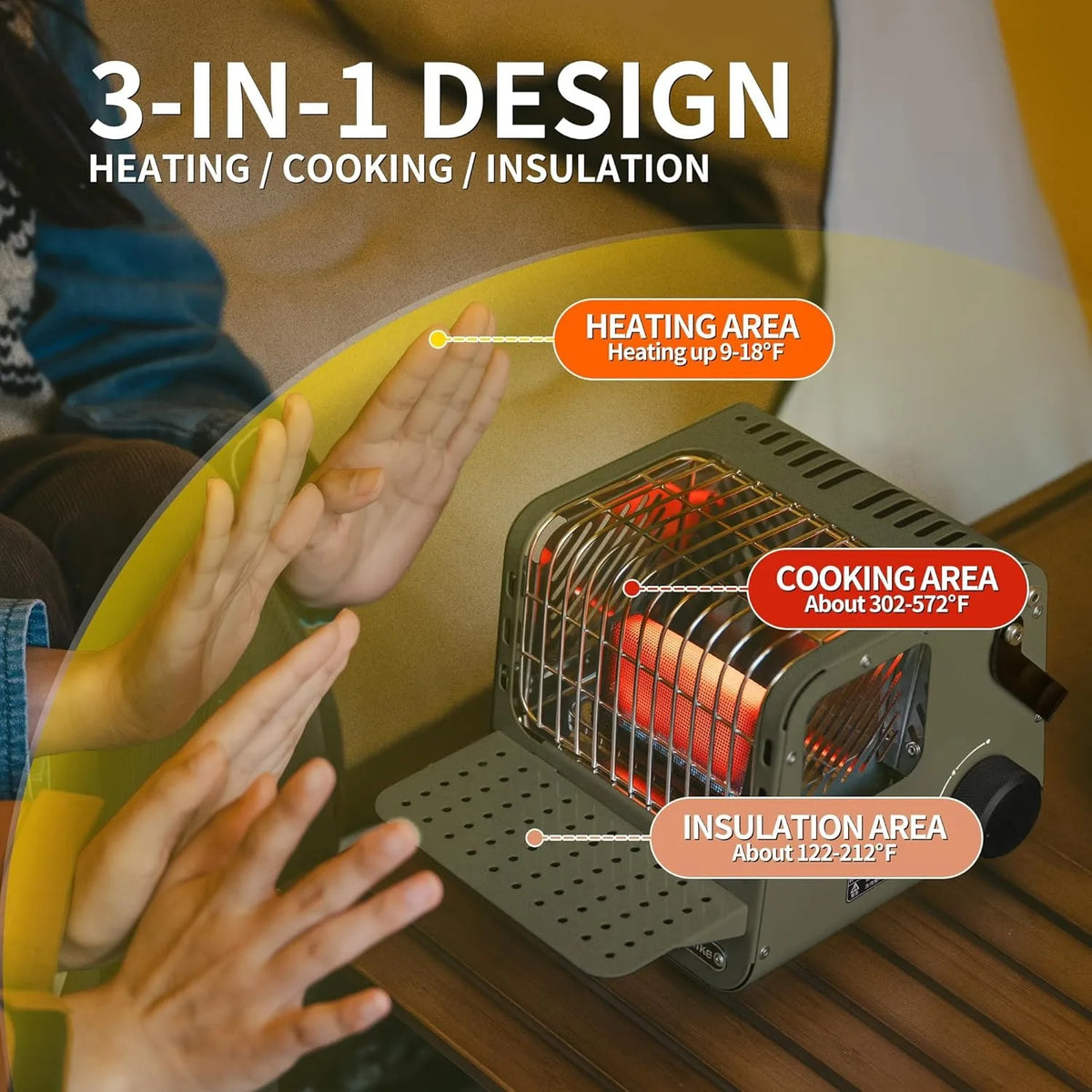 Naturehike Portable Camping Heater for Indoor and Outdoor Use