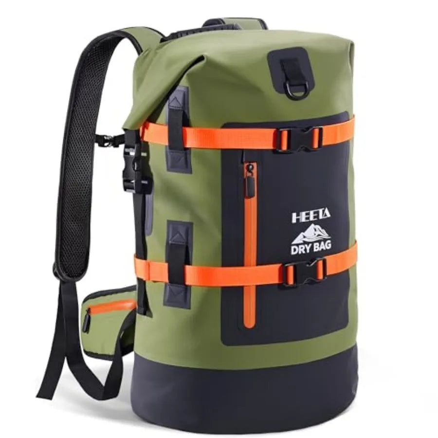 Waterproof Roll Top Dry Backpack For Hiking Kayaking And Boating