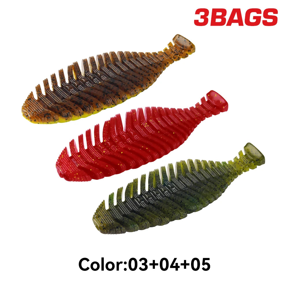 Kingdom Scented Soft T Tail Lure For Pike Bass Fishing