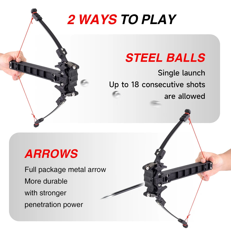 Foldable Outdoor Catapult Slingshot Shooting Entertainment Tool