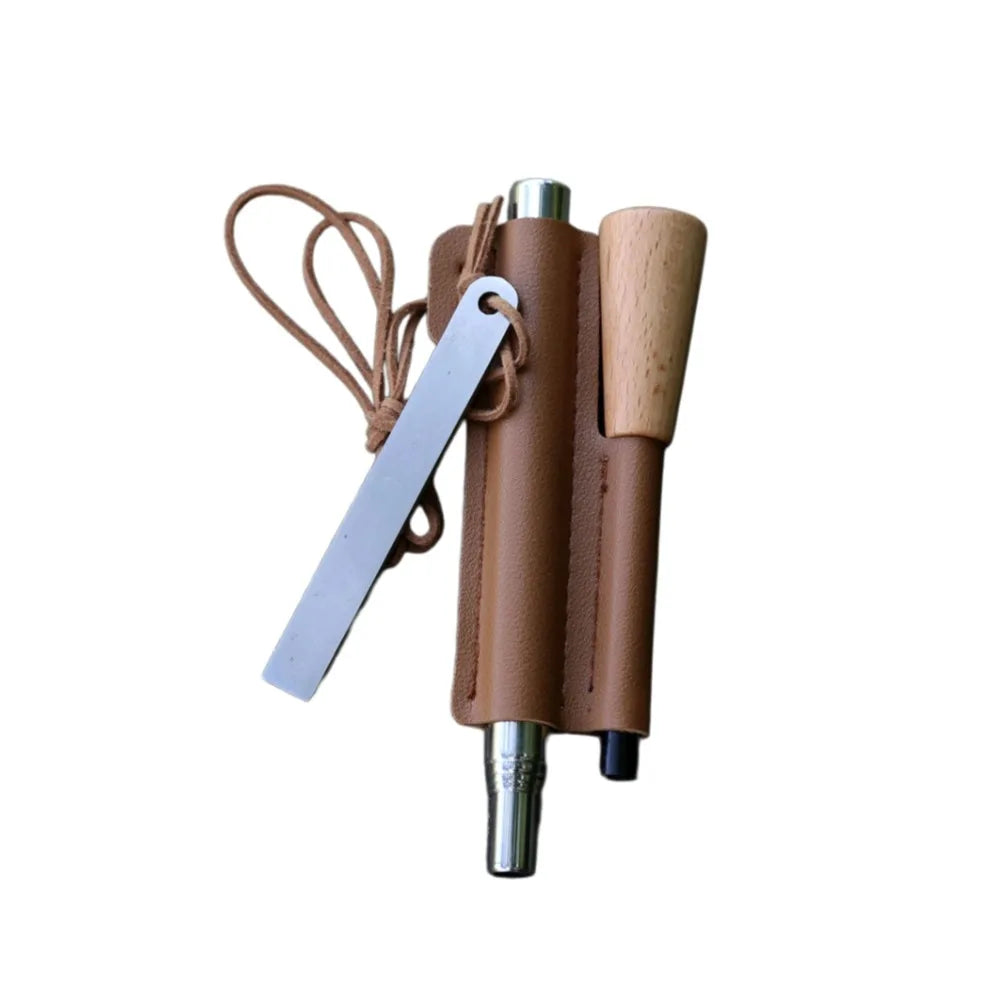 Iron Magnesium Fire Starter Kit for Camping and Hiking