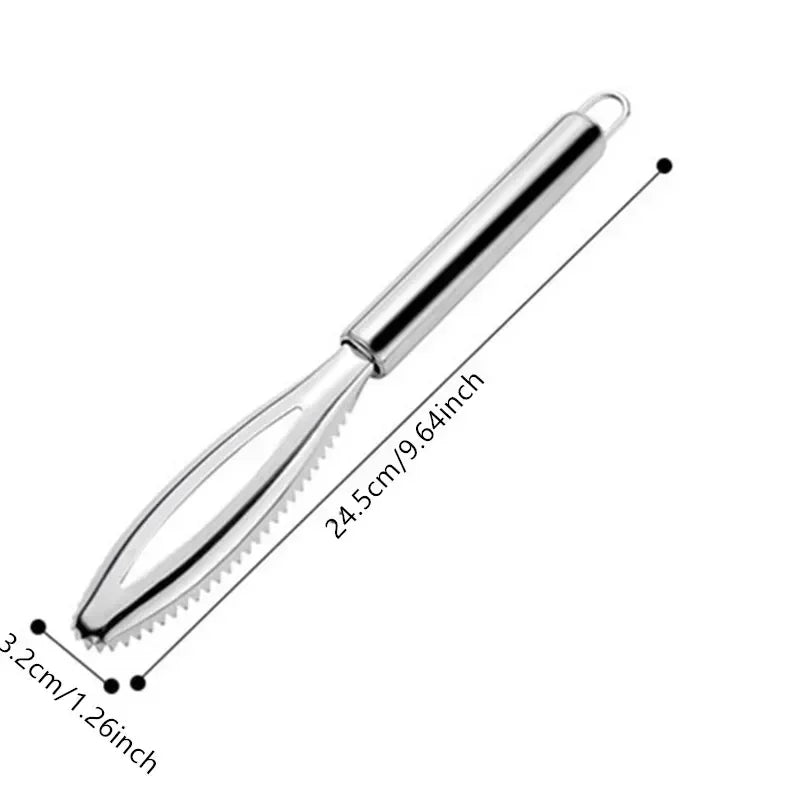 Stainless Steel Fish Scale Scraper For Kitchen Use