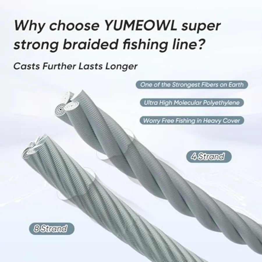 Ultra Strong Braided Fishing Line For Ocean And Freshwater