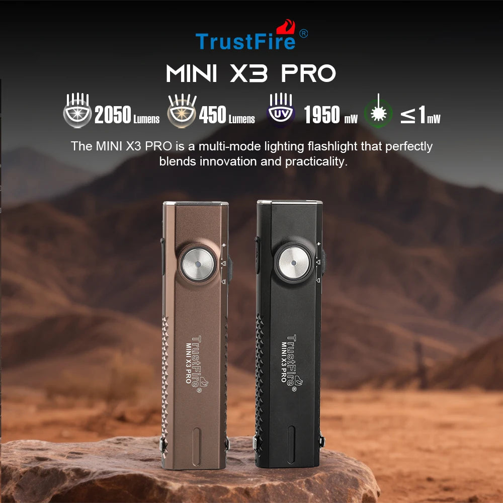 TrustFire Minix3 Pro 6-In-1 Rechargeable LED Flashlight