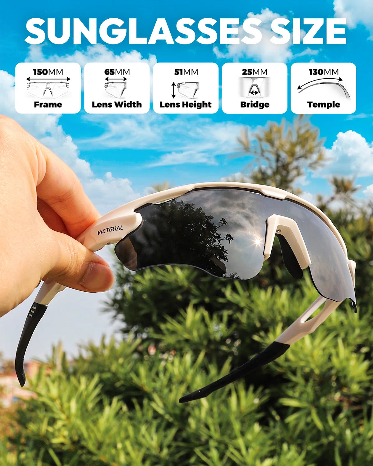 Polarized UV400 Cycling Sunglasses for Outdoor Sports