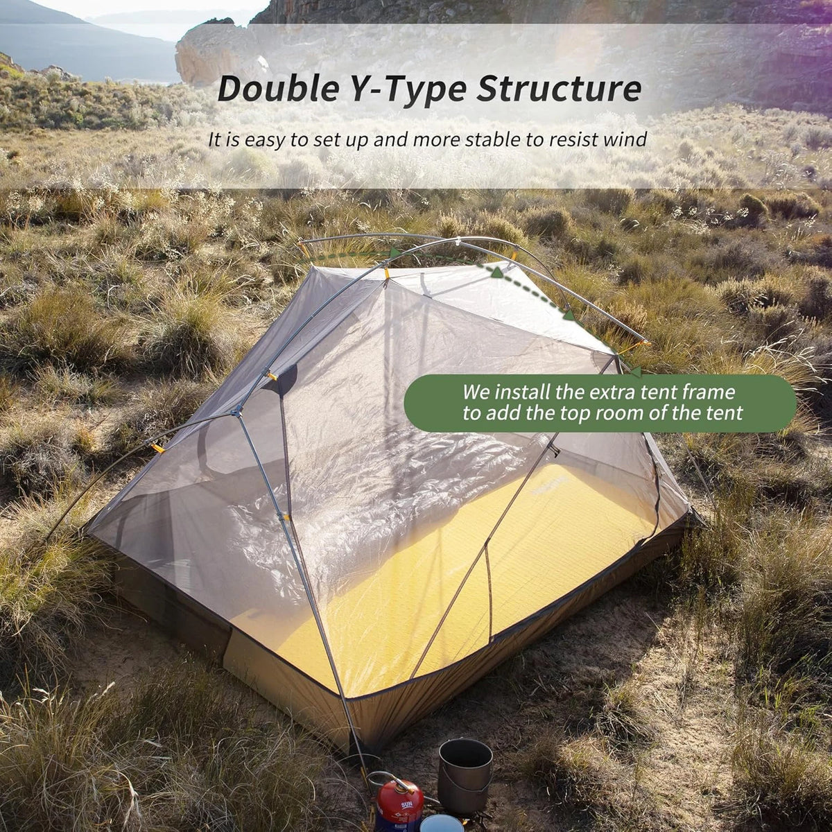Naturehike Mongar Waterproof Backpacking Tent For Camping And Hiking