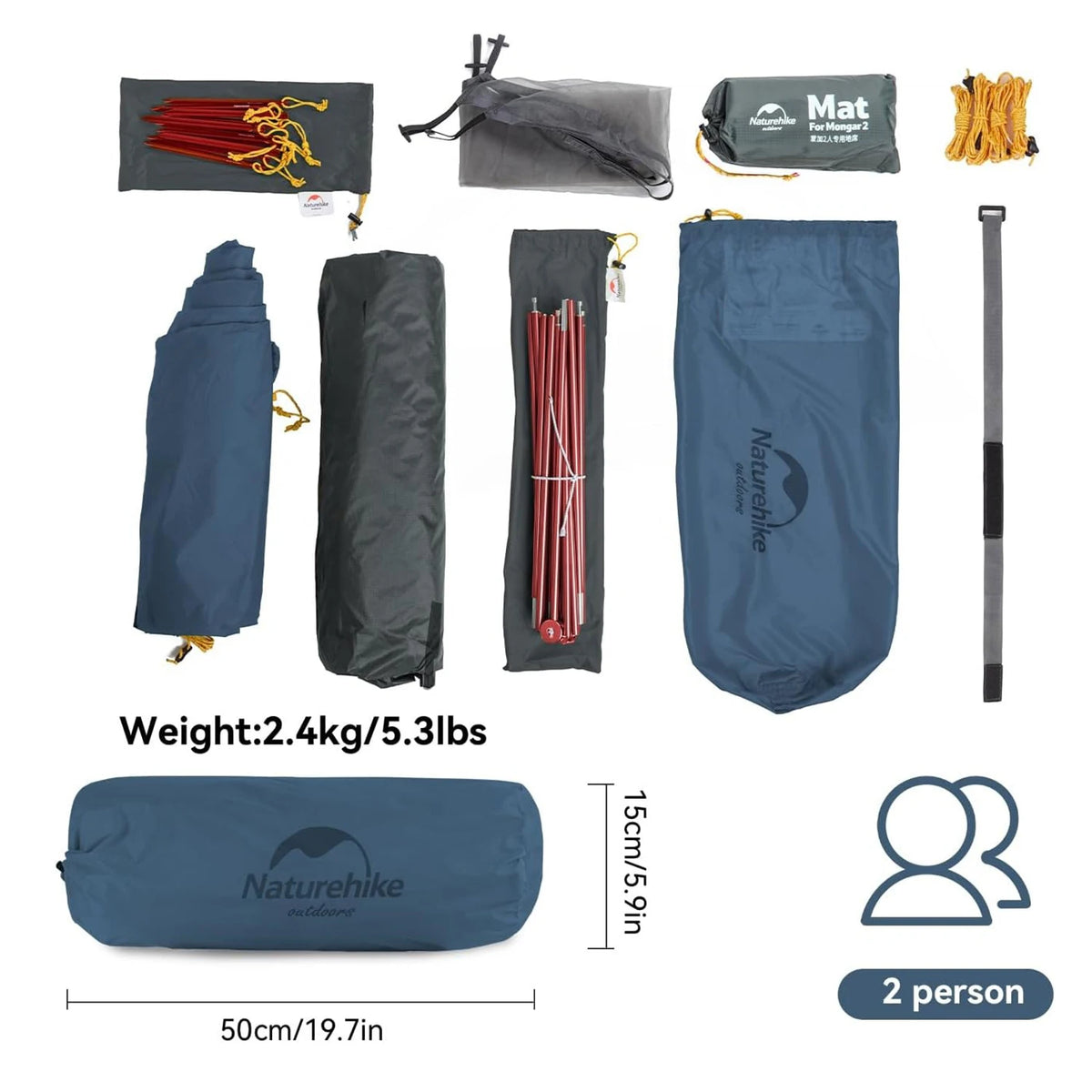 Naturehike Mongar Ultralight Waterproof Camping Tent